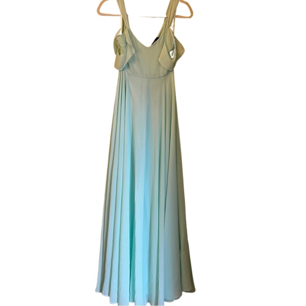 Lulu’s Romantic Fantasy Mint Green Maxi Dress